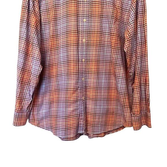 Henry Jacobson XL Pastel Check Button Down Dress Shirt Purple Pink Blue White - Picture 3 of 10